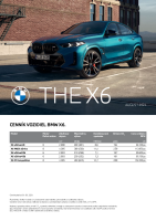 BMW X6 - cennik 2024 